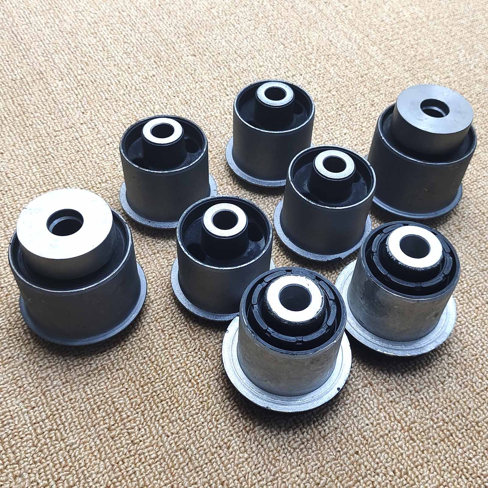 8x Front Upper and Lower Arm Bushing Kits for 14-17 Maserati Quattroporte Ghibli