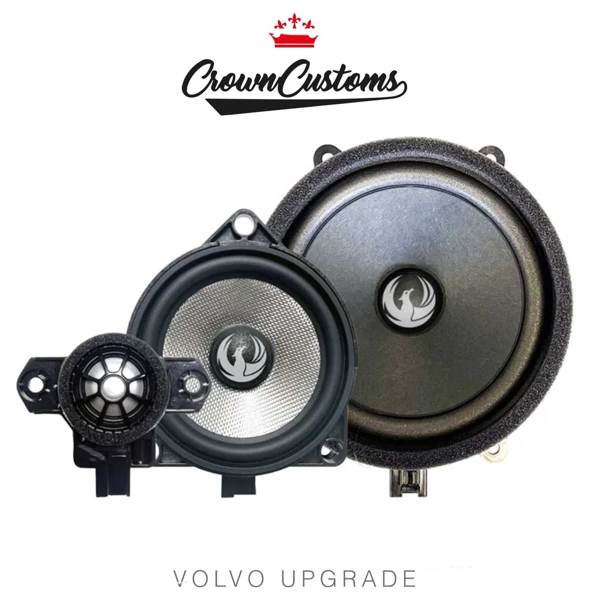 VOLVO XC60 SPEAKER UPGRADE 3 WAY COMPONENT CAR AUDIO DOOR SPEAKERS