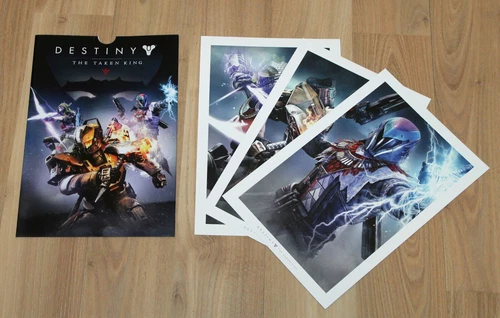 Destiny The Taken King Set of 3 Art Cards (Game Not Included)