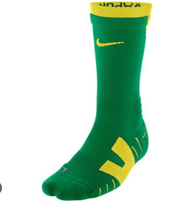 Nike Elite Vapor Cushioned Crew Football Socks Mens Medium Green