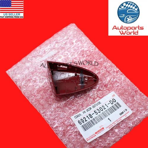 GENUINE OEM LEXUS IS250 IS350 DRIVER DOOR RED 3R1 HANDLE COVER 69218