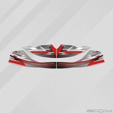 REDSPEED STYLE M6 NOSE CONE STICKER KIT - KARTING -  JakeDesigns