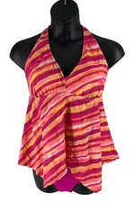 Kim Gravel x Swimsuits For All Hanky Halter Top  Brief Set Sunrise