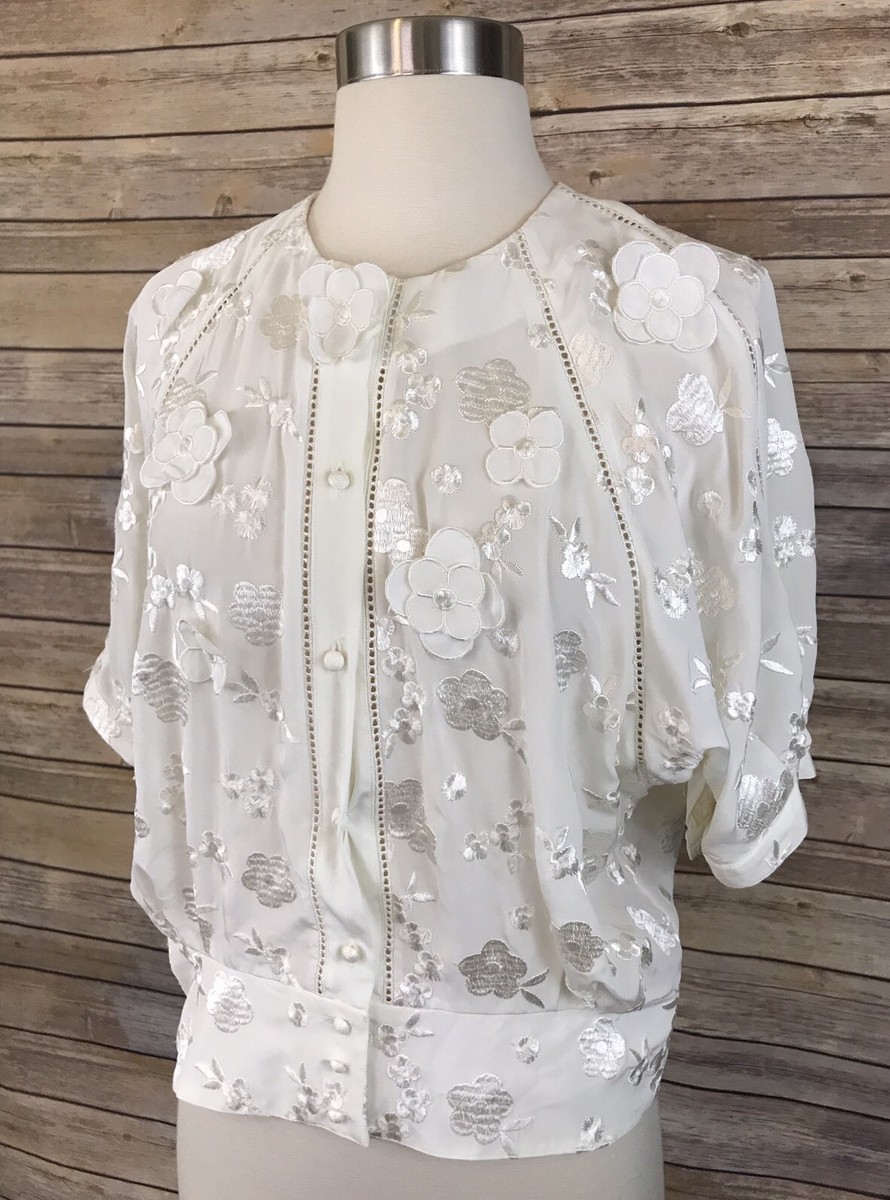 【美品】AMERI / UND 3D FLOWER SKIN TOP UND 3D FLOWER SKIN TOP