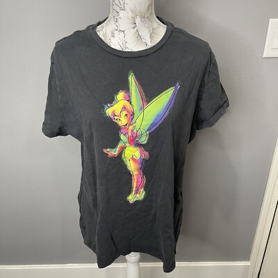 vintage Disney Tシャツ Tinkerbell Vintage Walt Disney World Kids Turquoise Tinkerbell T-shirt Size