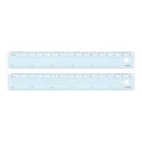 FüR 2 StüCk 15Cm Lineal Metrisch & Sae Aluminium Lineale Hellblau