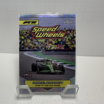 Topps Chrome 2025  Formula 1 F1 75 Speed Wheels Gabriel Bortoleto #75KICK