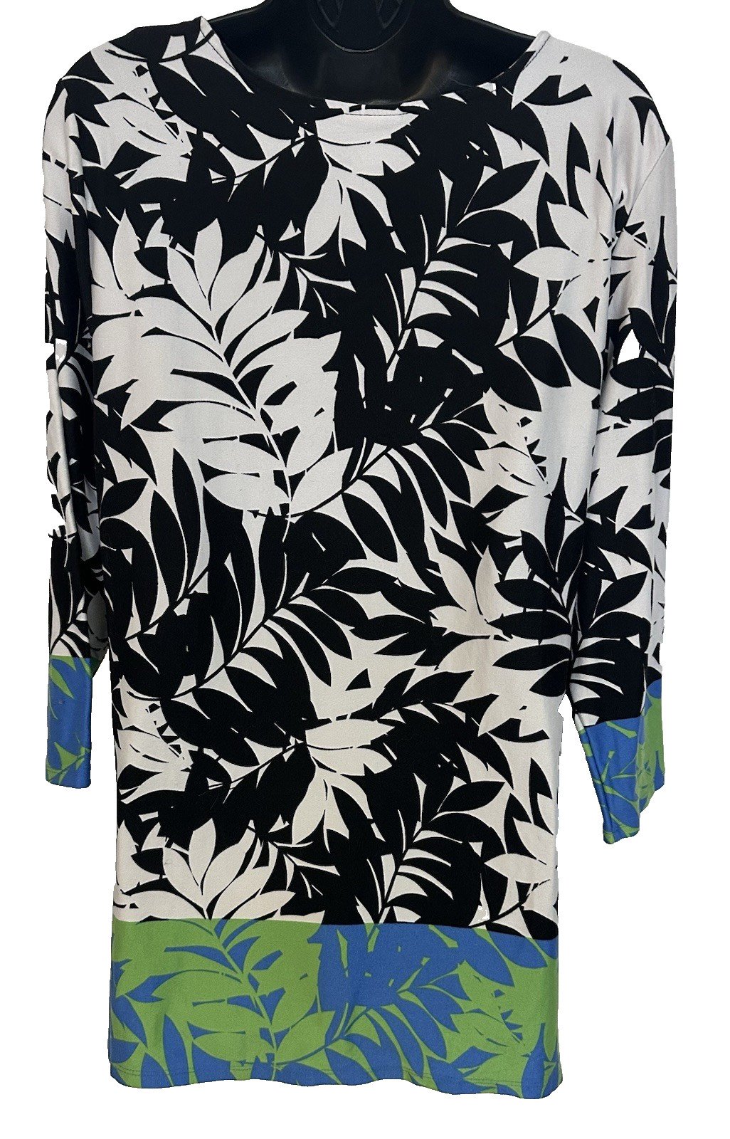 Ruby Rd. Misses Large Tunic Tropical Theme Asymme… - image 2