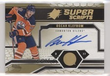 2018-19 SPx Superscripts Oscar Klefbom #SS-OK Auto 2l5