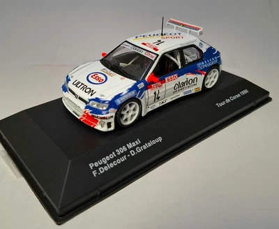 Peugeot 306 Maxi Delecour Tour de Corse 2018 1/43 IXO Neuf Boite Vitrine - Photo 1/4