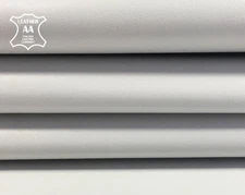Bright White Lambskin Real Animal Leather 0.9 mm // 2.25 oz PURE WHITE 657