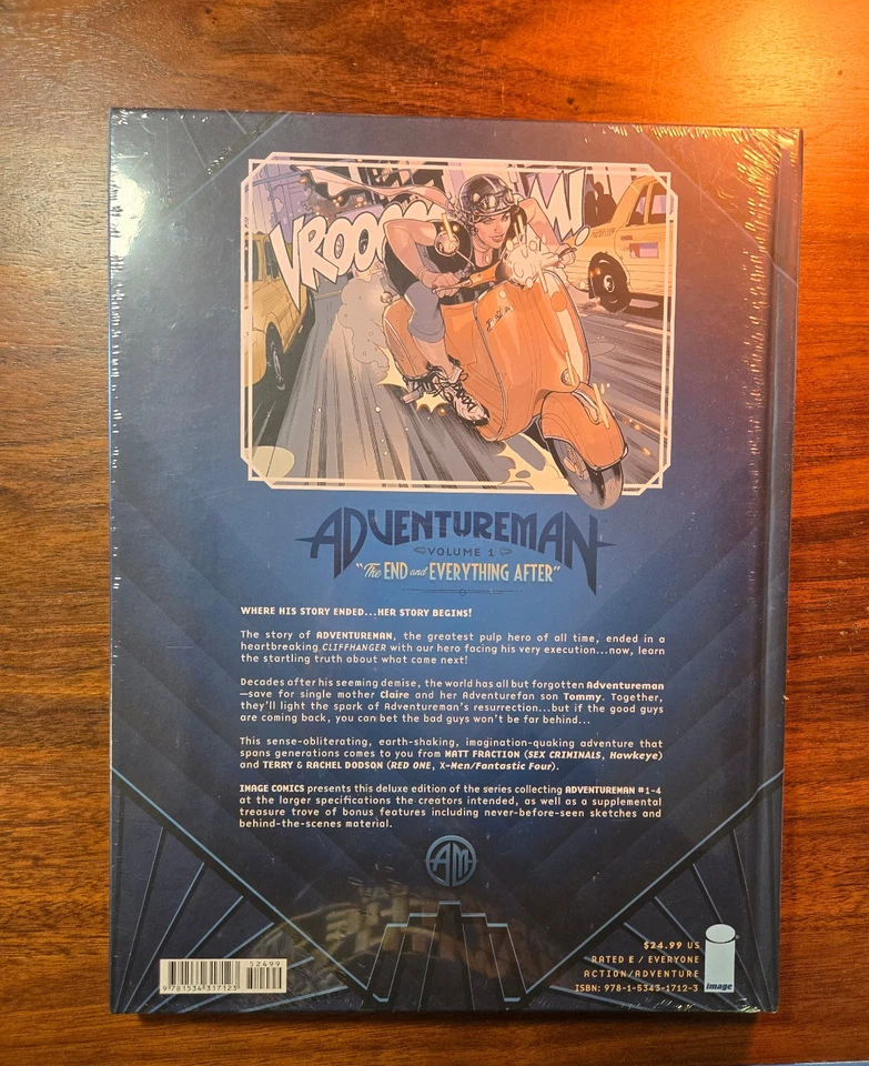Adventureman Volume 1 The End & Everything After HC Hardcover Oversized Sealed - Image 4 of 4