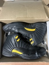 Air Jordan 12 Men's Size Used Black University Gold Retro