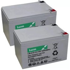 2 12v 12AH 15AH 22AH 33AH 35 36 40 50AMP 55 75AH BATTERIES FOR MOBILITY SCOOTER