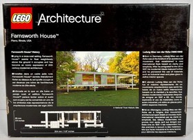 LEGO (21009) Architecture: Farnsworth House - New Retired Building - Fast Ship!