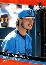 MASON SHERRILL 2025 Choice Beloit Sky Carp #34 William Jessup Warrior Marlins 🔥