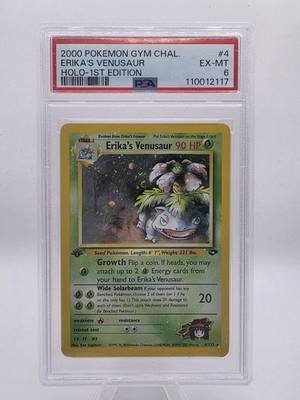 ERIKA'S VENUSAUR 4/132 Gym Challenge Holo PSA 6 | eBay