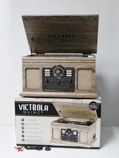 Victrola VTA-200B 6-in-1 Bluetooth Turntable - Farmhouse Oatmeal