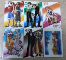 One Piece Pirate King Gummy Card Set Luffy Nami Zoro 2002 Japan