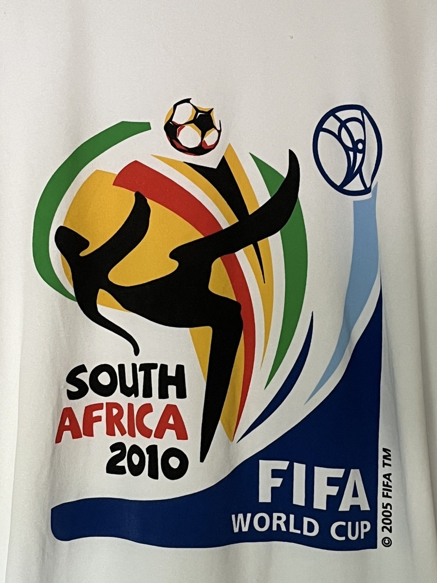 FIFA World Cup 2010 Official South Africa Graphic T Shirt White