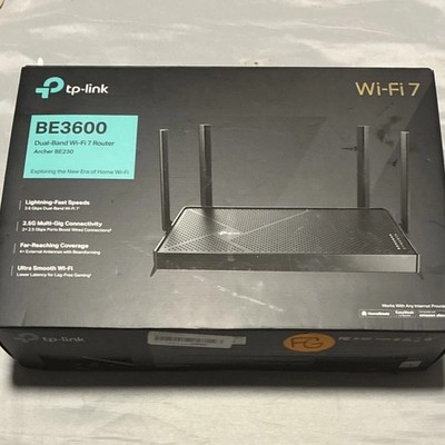 **NEW TP-Link  Archer BE230 BE3600 Router Wireless Dual-Band multi Gigabit Wi-Fi