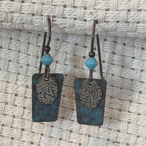Woman’s Jody Coyote Sterling Earrings Measuring 1 1/4 Inch