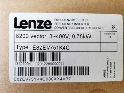 E82EV751-4C200 NEW Lenze Variable Frequency INVERTER E82EV7514C200