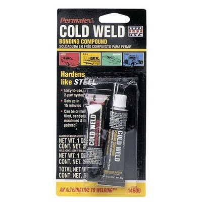 PERMATEX 1 Oz. Cold Weld Bonding Compound Epoxy 14600 Pack of 12 PERMATEX 14600