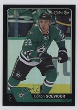 2016-17 O-Pee-Chee Black Rainbow Foil 42/100 Colton Sceviour #2 z7j