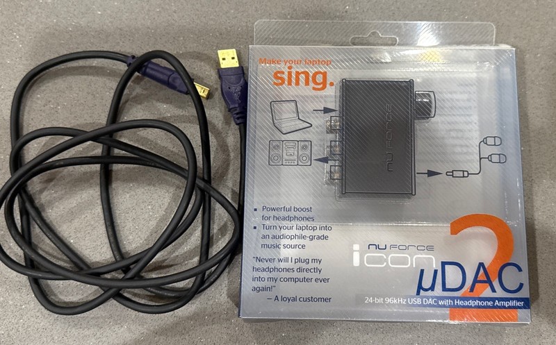 NuForce Icon uDAC-2 24Bit 96kHz USB DAC & Headphone Amplifier