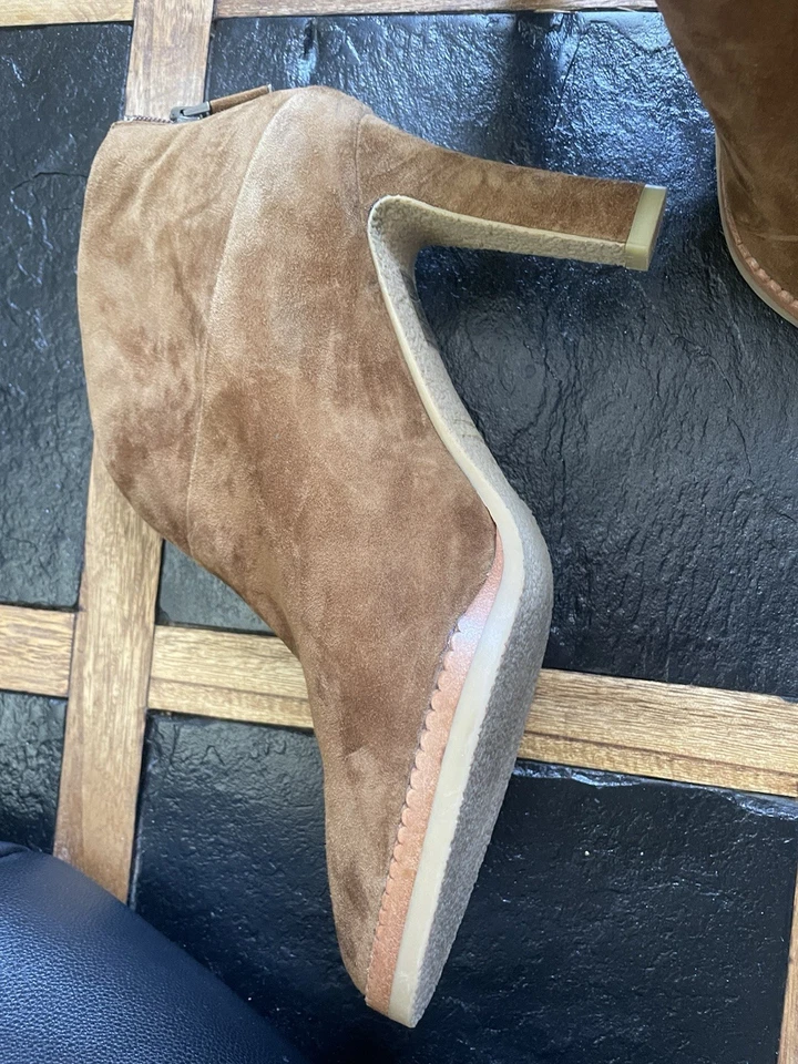 Botas de tacón de gamuza tostadas Lola Cruz para mujer talla UE 40 Foto 4 de 4