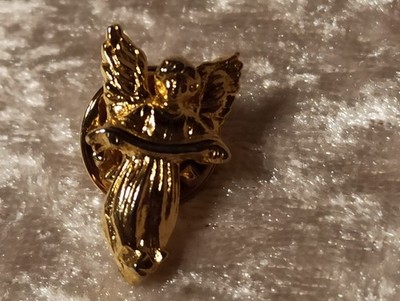Pin Engel 130 Years Ballou Reg d, ENGELSFIGUR,vergoldet ???