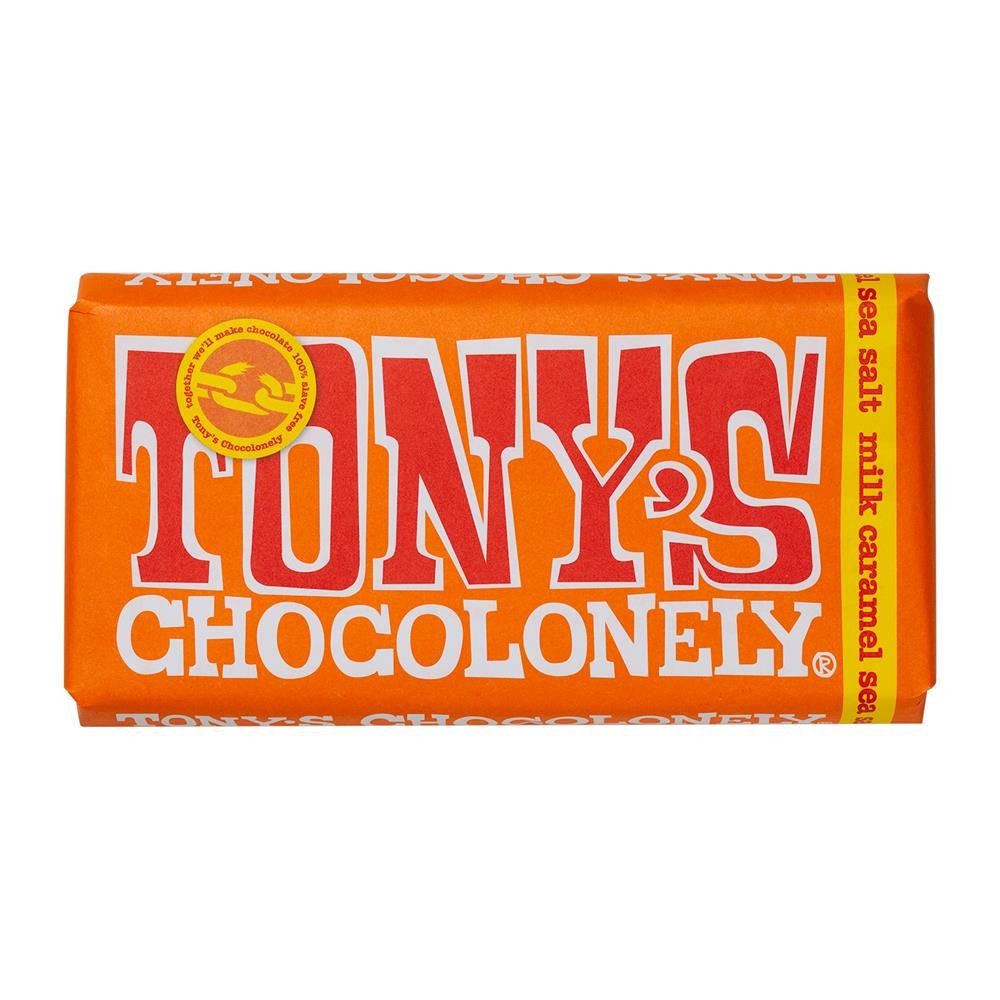 Tonys Chocolonely Milk Chocolate Caramel Sea Salt - Pack of 3 (180g each) - Image 7