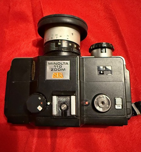 Vintage Minolta 110 Zoom camera estate sale find free shipping