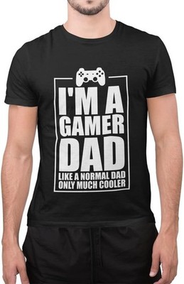 Ich bin ein Gamer Papa wie ein normaler Papa viel cooler Vatertag T-Shirt