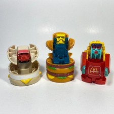 1987-1988 McDonald's Robot Changeables Lot Of 3