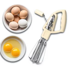 Kings County Tools Manual Egg Beater, Cream
