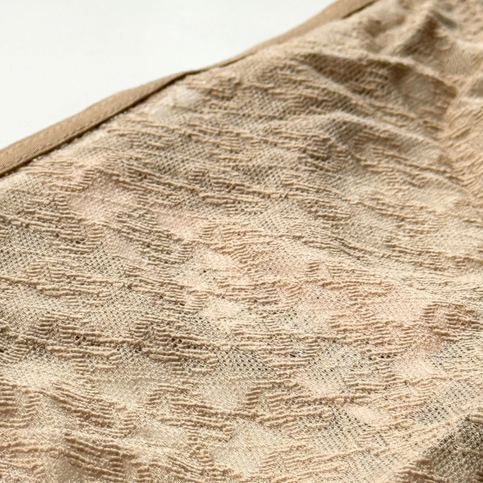 Victoria's Secret Muy Sexy Icono Encaje Ajustable Tanga Panty Praliné Talla L/XL Foto 4 de 4