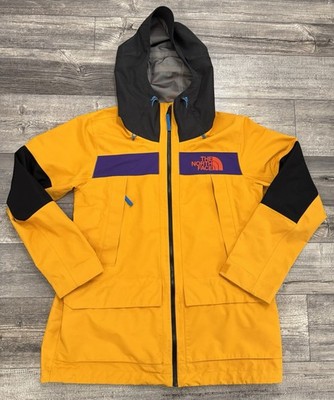 The North Face Team Kit Jacket Womens Size XL Yellow Snow Ski Rain