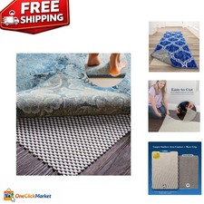 Rug Pad Gripper 2.5x10 Ft - Non-Slip Support for Rugs  Cushions