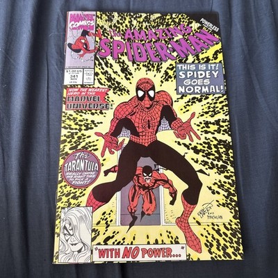 Amazing Spider-Man (1963) # 341 Black Cat, Tarantula 1990