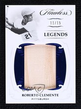 2019 Flawless Legendary Jumbo Materials Sapphire 11/15 Roberto Clemente HOF g2u
