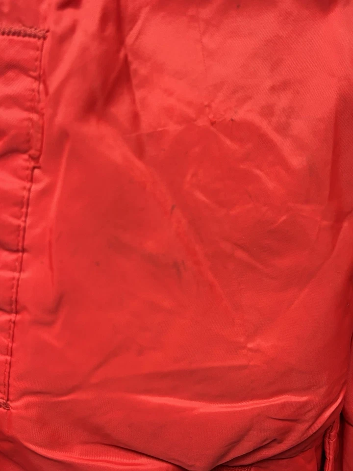 Chaqueta Spuds MacKenzie Vintage Años 80 Talla Adulto Mediana Roja Foto 4 de 4