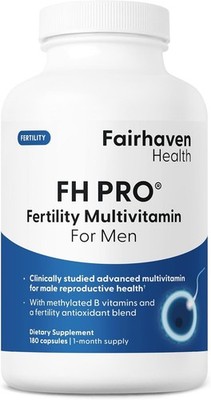 Fairhaven Health FH Pro for Men | Clinically Studied Premium Prenatal Fertilit