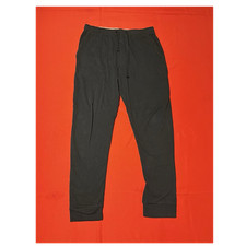 Hanes Men's Black Pajama Pants Drawstring Waist Lightweight Size M