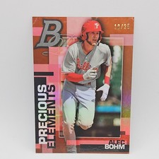 2020 Bowman Platinum #PE-1 Precious Element Orange #'d 25/25 Sp. Please Read