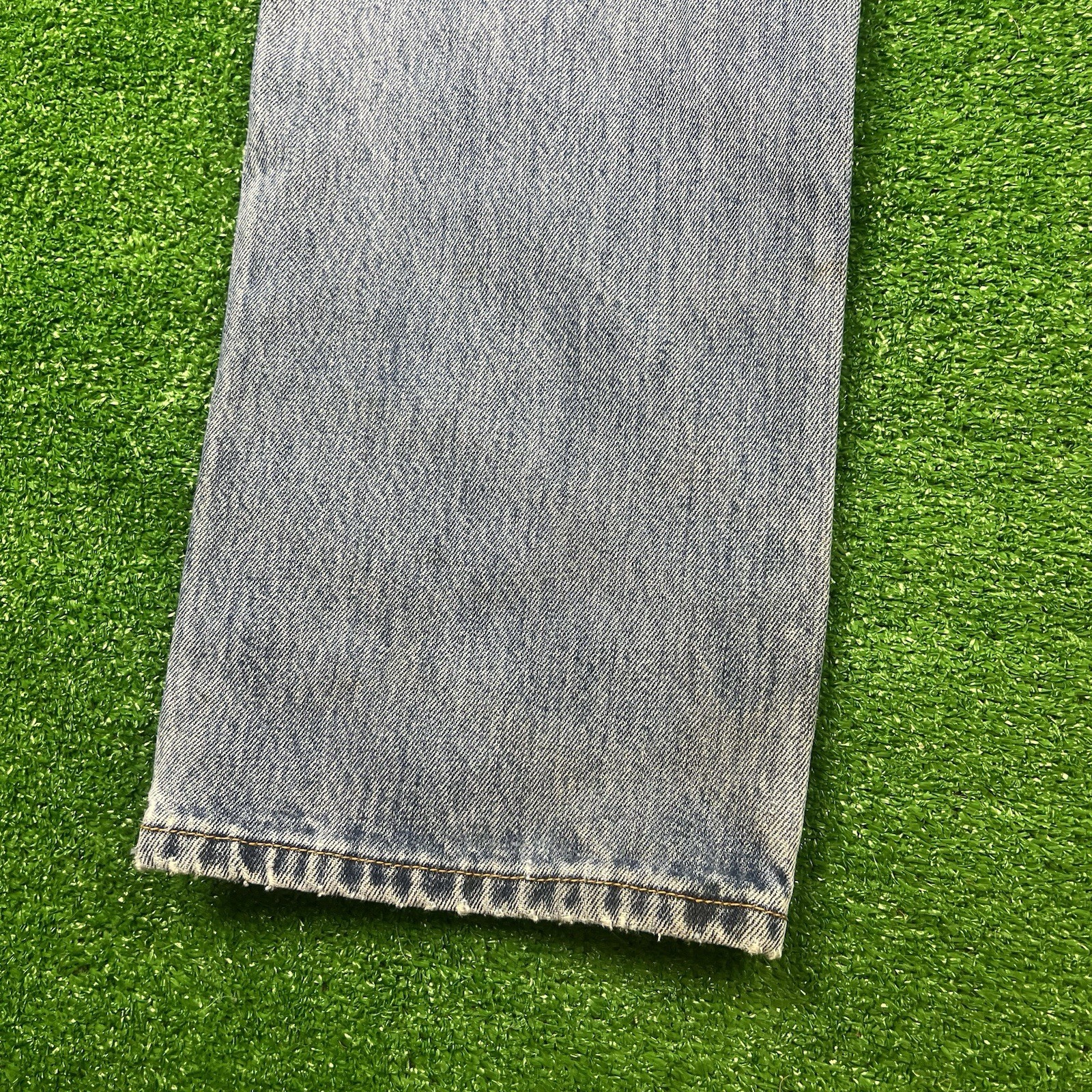 Custom Levis 501 Patchwork Jeans 33x36 Straight L… - image 20