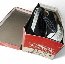 Vintage Converse All Star Black OX – Made in USA 