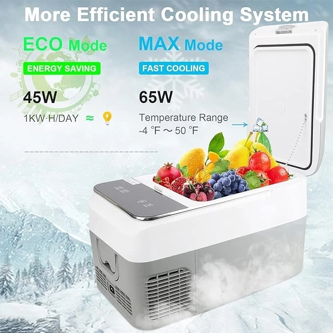 AUTOOMMO 27 Quarts Car Refrigerator (-4℉~50℉), Portable Car Freezer Fridge - Image 2 of 4