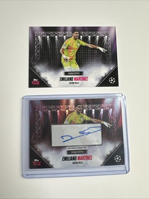 Topps Showtime 2024/25 Aston Villa Emiliano Martinez AUTO /10